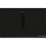 Bosch Serie 4 PVS831B16E pliidiraud Must Sisseehitatud 80 cm Tsooniga induktsioonplaat 4 tsoon(id) Sisseehitatud kapuuts