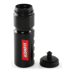 ICONFIT Shaker Bike Bottle joogipudel, 750 ml, must