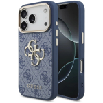 Dėklas Dėklas Guess Case IPHONE 18 Pro / 17 Pro (Big Classic Logo 4G) sinine