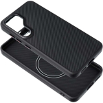 Oem Carbon Elite Mag kott, mis on &uuml;hilduv MagSafe'iga, Samsung Galaxy S25 must