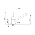 Franke Jolly 115.0155.864 Kroom
