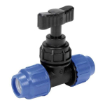 PERLA STOP COCK &Oslash;25 PERLA BLUE