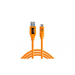 Tether Tether Tools CUC3215-ORG USB-kaabel USB 3.2 Gen 1 (3.1 Gen 1) 4,6 m USB A USB C Oranž