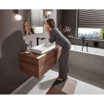 Washbasin Washbasin faucet Hansgrohe 75040670, with bottom valve, black matt
