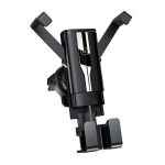 Usams US-ZJ058 Smart Gravity 3way 360&deg; rotating Anti slip Air-vent Car Holder (4.7-7'' wide) Black