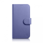 icarer wallet case 2 in1 cover iPhone 14 Pro anti-RFID leather Flip case light purple (WMI14220726-LP)