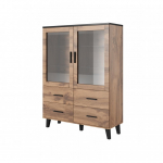 Cama LOTTA WIT120 WOT+B elutoakapp Vitriinkapp