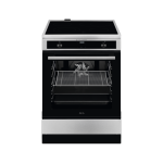 60 60 cm wide induction cooker with electric oven AEG CIB6647ABM