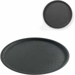 Hendi Non-slip waiter's tray, round, dia. 46cm - black