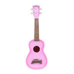 Fish Fish Makala Dolphin soprano ukulele, pink burst