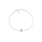 Brilio Brilio Silver Brilio Silver Timeless silver bracelet Four leaf clover BRC41W