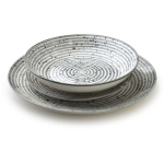 Lumarko Affek Design STRIPES Halli n&otilde;udekomplekt 18 osa. 27/19/20 cm kausid, 550 ml