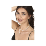 Jwl Jwl Luxury Pearls Madingas terasest kaelakee t&otilde;eliste j&otilde;ev&auml;&auml;riskividega JL0788
