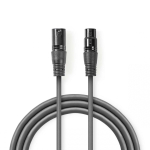 Nedis COTH15012GY10 audiokaabel XLR (3-pin) Hall