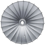 Paraboliline Paraboliline valgusreflektor - Godox 128 cm 24 varrast, hall