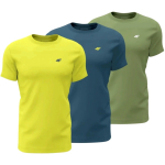 Meeste Meeste T-s&auml;rgid 4F M4217 3 pakki kollane, sinine, roheline 4FWSS26TTSHM4217 90S (5XL)