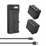 SmallRig 3823 akulaadija Digikaamera aku Vahelduvvool