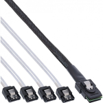 InLine 27620 SATA-kaabel 0,5 m Punane