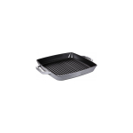 Staub grill pan induction squared 33cm Graphite Grey