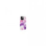 Evelatus Apple iPhone 15 Pro Max Premium Silicone case Customized Print Purple