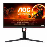 AOC G3 Q27G3XMN/BK PC lamekuvar 68,6 cm (27") 2560 x 1440 pikslit 2K Ultra HD LED Must