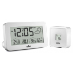 Braun BC 13 W DCF Digital Weather Station white