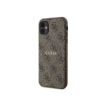 Guess GUHMN61G4GFRW iPhone 11 6.1" | Xr brązowy|brown hardcase 4