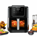 Rommelsbacher FRH 1700 frit&uuml;&uuml;r &Uuml;ksik 8 l Eraldiseisev 1700 W Kuuma&otilde;hu frit&uuml;&uuml;r Must, Roostevaba teras