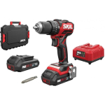 Skil_Red Impact driver-drill Skil 3075 HC 18 V 2x2.0 Ah battery.