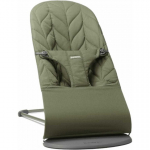 BabyBj&ouml;rn BabyBj&ouml;rn bed Bliss Woven/Petal quilt Dark green 006140