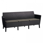 Salemo Salemo 3 Seater Sofa Brown