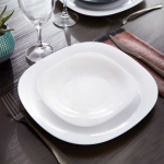 Dinner Dinner set for 6 people Carine Neo White 18 pieces LUMINARC