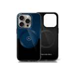 Case Case Mercedes MEHMP16X23HBIKV iPhone 16 Pro Max 6.9" black blue/black blue hardcase MB Double Layer BiColor MagSafe