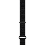 Polar nylon bracelet with Velcro fastening 20 mm, black, M/L