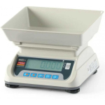TEM M certified kitchen scales, ECO+ series, 3 pans up to 15 kg