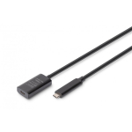 Digitus DA-73112 USB-kaabel USB 3.2 Gen 2 (3.1 Gen 2) 5 m USB C Must