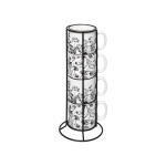 PIECES Ceramic cups on stand FLORAL, 240 ml, 4 pcs.