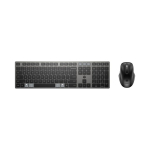 Hewlett Hewlett Packard (HP) HP 720 Wireless Mouse Keyboard Combo - Multi-Device Dual-Mode Programmable Rechargeable 4000 dpi - Nightfal