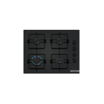Bosch Serie 2 POP6B6K30 pliidiraud Must Sisseehitatud 60 cm Gaas 4 tsoon(id)