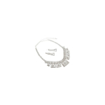 Brilio Brilio Silver Delicate h&otilde;bedane ehtekomplekt Hearts roheliste zirkonitega SET295WG (ripats, k&otilde;rvar&otilde;ngad)