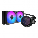 Cooler Cooler Master MasterLiquid Atmos II 240 Pixel LED Black Protsessor Vedeljahutuskomplekt 12 cm Must 1 tk