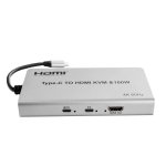 Spacetronik USB-C adapter HDMI KVM 100W 4K 60Hz SPU-M17