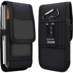 Oem vertikaalne universaalne karp OXFORD mudel 4 Apple iPhone 13 PRO MAX / Samsung Galaxy S21 Ultra / XIAOMI 12 Ultra musta v&auml;rv