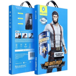 Bestsuit Karastatud klaas 5D Samsung FOLD 8 jaoks, Mr. Monkey Glass, must (Anti-Peep Tugev Privaatsus)
