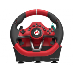 Hori Mario Kart Racing Wheel Pro Deluxe Must, Punane USB Juhtpult + pedaalid Analoog Nintendo Switch