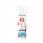Brabantia 116582 pr&uuml;gikott 3 l Valge 20 tk