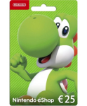 Nintendo eShop gift card 25 euros, activation card