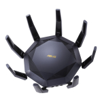 ASUS RT-AX89X AX6000 AiMesh juhtmevaba ruuter Ethernet Kaks sagedusala (2,4 GHz / 5 GHz) Must