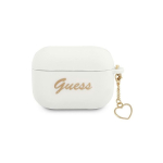 Headphone Headphone Guess Guess GUAPLSCHSH AirPods Pro Cover White Silicone Beads Set