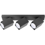 Hanging Hanging lamp Orno KUBAR SP 3, wall and ceiling lamp, 3xGU10, IP20, black